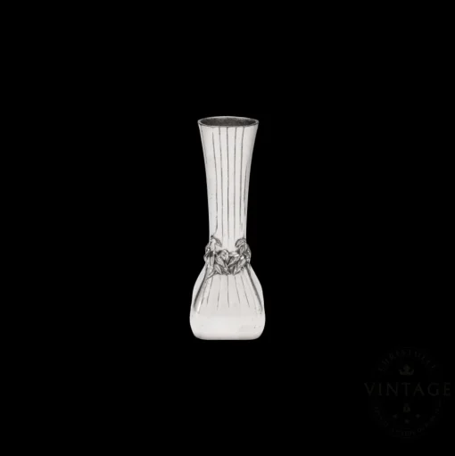 Vintage Silvered Borage Vase