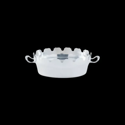 Vintage Silvered Chilling Centerpiece