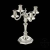 Vintage Silvered Four Light Candelabra