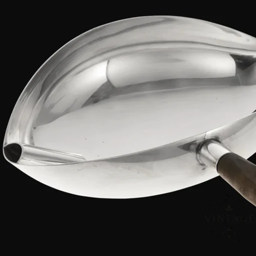 Vintage Silvered Gravy Boat for Fat/Lean Saulieu