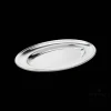 Vintage Silvered Oval Plate - 13 in