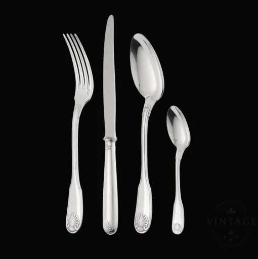 Vintage Silvered 24-piece Flatware Set