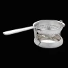 Vintage Silvered Rocking Tea Strainer