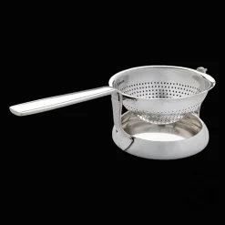Vintage Silvered Rocking Tea Strainer