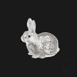 Vintage Silvered Sitting Rabbit