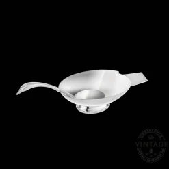 Vintage Silvered Swan Gravy Boat