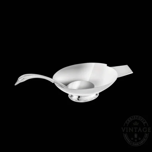 Vintage Silvered Swan Gravy Boat