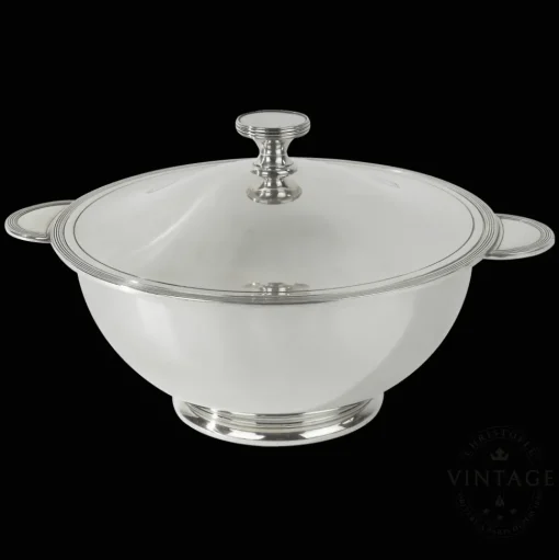 Vintage Silvered Vegetable Dish