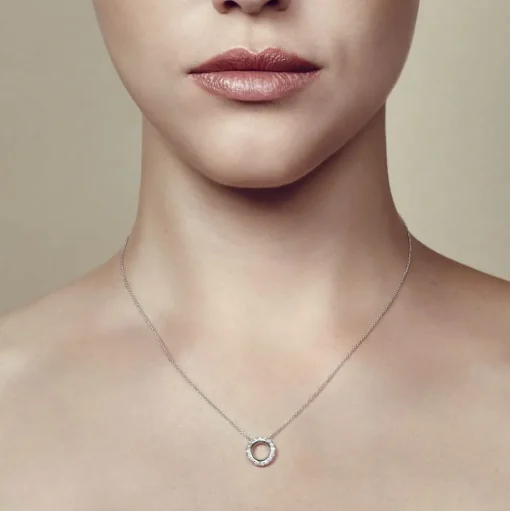 White Gold & Diamond Necklace