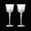 White Wine Crystal Glasses - Set of 2