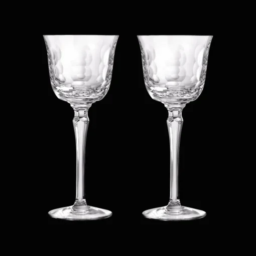 White Wine Crystal Glasses - Set of 2