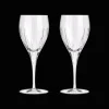 White wine crystal glasses - Set of 2