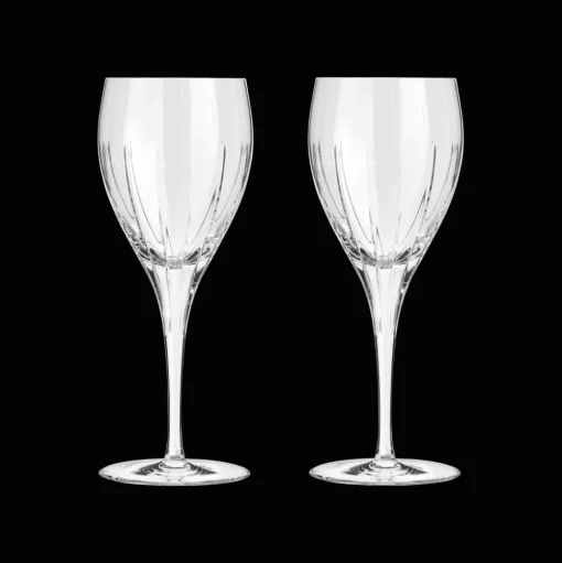 White wine crystal glasses - Set of 2
